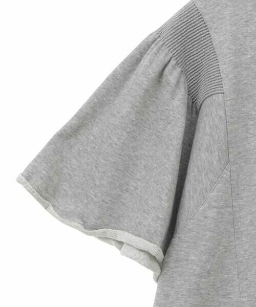 HIROKO KOSHINO / ヒロココシノ カットソー | 【洗濯機で洗える/日本製】シャーリングアクセント裏毛トップス | 詳細9