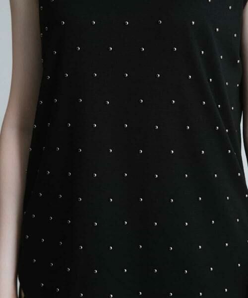 HIROKO KOSHINO / ヒロココシノ カットソー | 【洗濯機で洗える】スタッズタンクトップ | 詳細15