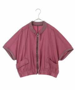 HIROKO KOSHINO / ヒロココシノ その他アウター | 【洗濯機で洗える】配色ステッチカジュアルブルゾン