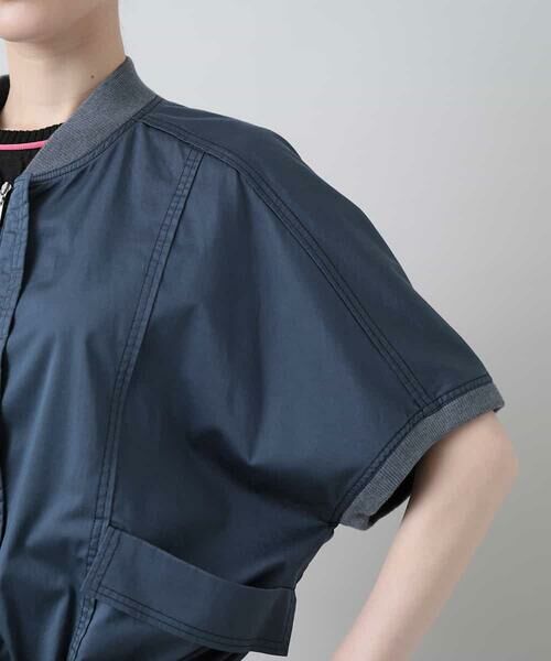 HIROKO KOSHINO / ヒロココシノ その他アウター | 【洗濯機で洗える】配色ステッチカジュアルブルゾン | 詳細5