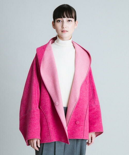 HIROKO KOSHINO / ヒロココシノ その他アウター | 【日本製】ドルマンシルエットコート | 詳細1