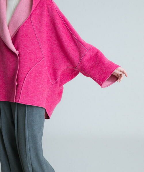 HIROKO KOSHINO / ヒロココシノ その他アウター | 【日本製】ドルマンシルエットコート | 詳細6