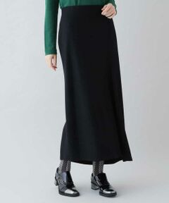 HIROKO KOSHINO / ヒロココシノ ロング・マキシ丈スカート | 【日本製】ジャージーロングスカート