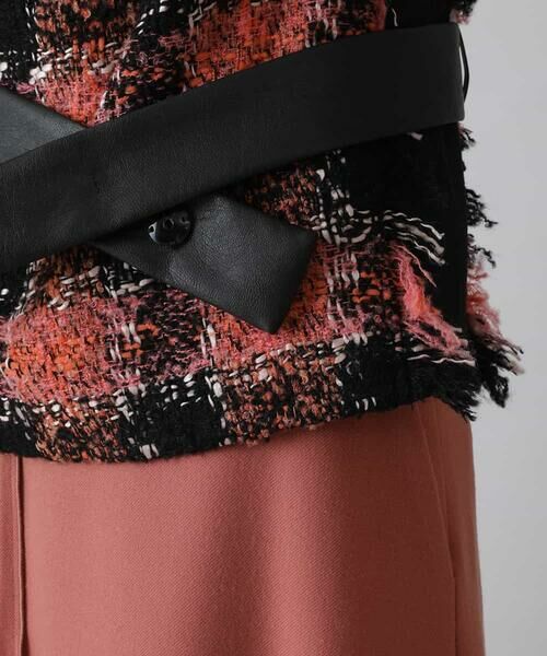 HIROKO KOSHINO / ヒロココシノ ベスト | 【日本製】ファンシーツイードベスト | 詳細7