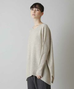 HIROKO KOSHINO / ヒロココシノ ニット・セーター | 【日本製】イレギュラーヘムニットプルオーバー