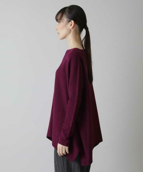 HIROKO KOSHINO / ヒロココシノ ニット・セーター | 【日本製】イレギュラーヘムニットプルオーバー | 詳細1