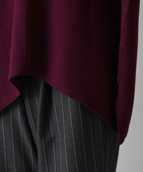 HIROKO KOSHINO / ヒロココシノ ニット・セーター | 【日本製】イレギュラーヘムニットプルオーバー | 詳細6