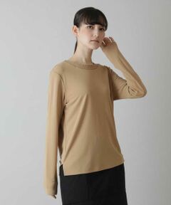 HIROKO KOSHINO / ヒロココシノ カットソー | 【洗える/日本製】ジョイクールラメプリントプルオーバー