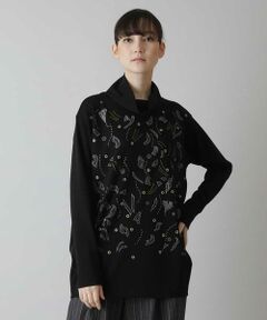 HIROKO KOSHINO / ヒロココシノ カットソー | 【洗える/日本製】レーヨンポインチデザインプルオーバー