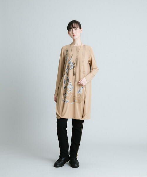 HIROKO KOSHINO / ヒロココシノ チノ・ワークパンツ | 【日本製】サイドジップストレートパンツ | 詳細4