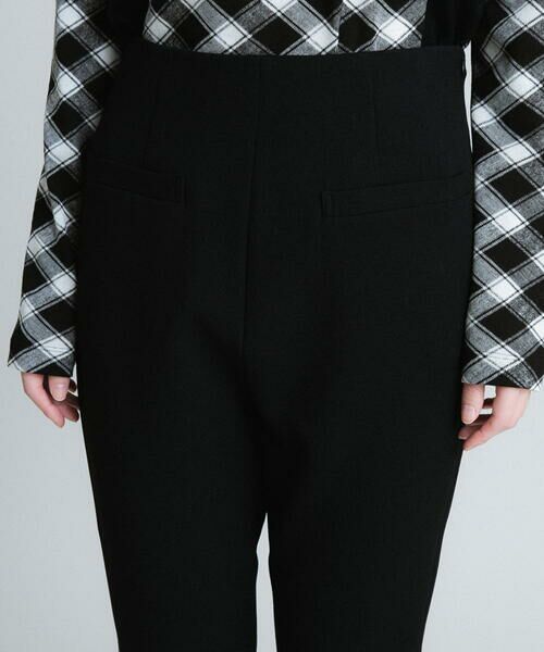 HIROKO KOSHINO / ヒロココシノ チノ・ワークパンツ | 【日本製】サイドジップストレートパンツ | 詳細8