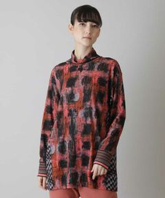 HIROKO KOSHINO / ヒロココシノ チュニック | 【日本製】ファンシーツイードデザインチュニック