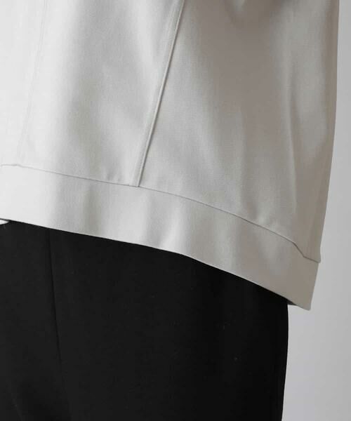 HIROKO KOSHINO / ヒロココシノ カットソー | 【洗える/日本製】ロゴキルトジャガードプルオーバー | 詳細6