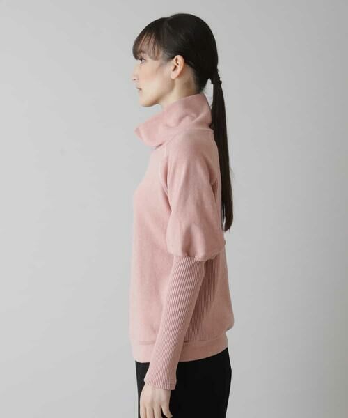 HIROKO KOSHINO / ヒロココシノ ニット・セーター | 【洗濯機で洗える/日本製】リブ天竺ハイネックプルオーバー | 詳細1