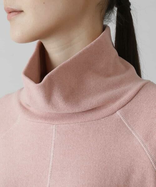 HIROKO KOSHINO / ヒロココシノ ニット・セーター | 【洗濯機で洗える/日本製】リブ天竺ハイネックプルオーバー | 詳細3