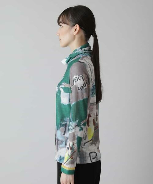 HIROKO KOSHINO / ヒロココシノ ニット・セーター | 【洗濯機で洗える/日本製】ィティガーゼタートルネックプルオーバー | 詳細1