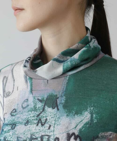 HIROKO KOSHINO / ヒロココシノ ニット・セーター | 【洗濯機で洗える/日本製】ィティガーゼタートルネックプルオーバー | 詳細3