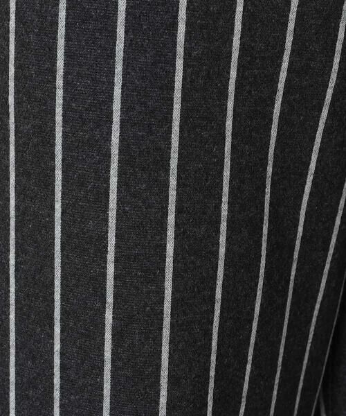 HIROKO KOSHINO / ヒロココシノ チノ・ワークパンツ | 【洗える】ストライプジャガードストレッチパンツ | 詳細7