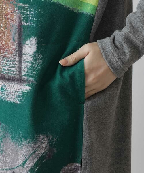 HIROKO KOSHINO / ヒロココシノ チュニック | 【洗濯機で洗える/日本製】グラフィティーダンボールロングTシャツ | 詳細7