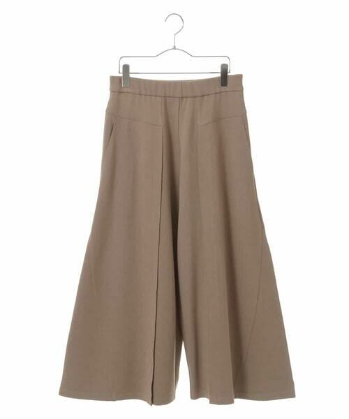 HIROKO KOSHINO / ヒロココシノ ショート・ハーフ・半端丈パンツ | 【洗える】デュアルウォームシルエットパンツ(ベージュ)