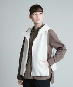 HIROKO KOSHINO / ヒロココシノ ベスト | 【洗濯機で洗える】ダンボールフードベスト