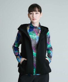 HIROKO KOSHINO / ヒロココシノ ベスト | 【洗濯機で洗える】ダンボールフードベスト