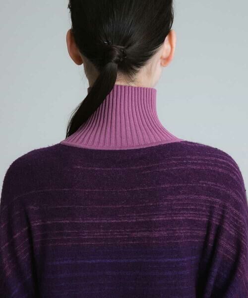 HIROKO KOSHINO / ヒロココシノ ニット・セーター | ステンドグラスアートインターシャニット | 詳細3