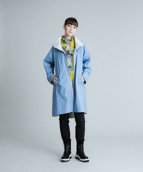 HIROKO KOSHINO / ヒロココシノ ニット・セーター | 【洗濯機で洗える/日本製】クラッシュチュールハイネックプルオーバー | 詳細10