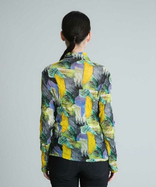 HIROKO KOSHINO / ヒロココシノ ニット・セーター | 【洗濯機で洗える/日本製】クラッシュチュールハイネックプルオーバー | 詳細2