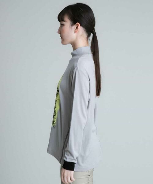 HIROKO KOSHINO / ヒロココシノ カットソー | 【洗える/日本製】アートプリントロングTシャツ | 詳細1