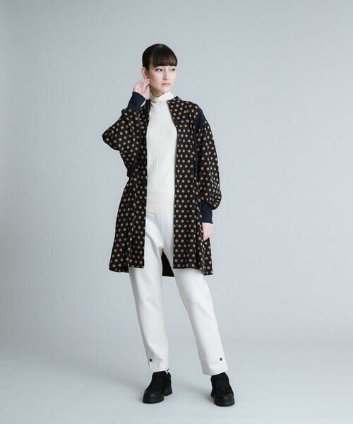 HIROKO KOSHINO / ヒロココシノ パーカー | 【洗える/日本製】ドット柄デザインパーカー | 詳細1