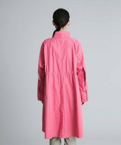 セール】 【洗濯機で洗える】スタンドカラーデザインスプリングコート