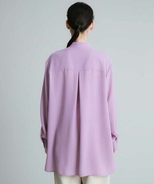 HIROKO KOSHINO / ヒロココシノ シャツ・ブラウス | 【洗える/日本製】ラメプリーツチュニックブラウス | 詳細2