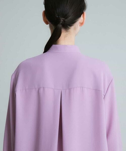 HIROKO KOSHINO / ヒロココシノ シャツ・ブラウス | 【洗える/日本製】ラメプリーツチュニックブラウス | 詳細3