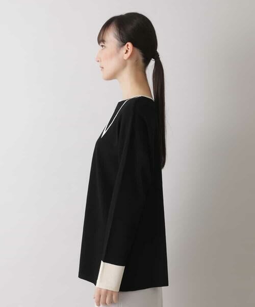 HIROKO KOSHINO / ヒロココシノ ニット・セーター | 【日本製】トロンプルイユ ネクタイデザインニット | 詳細1