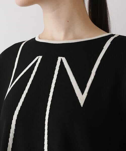 HIROKO KOSHINO / ヒロココシノ ニット・セーター | 【日本製】トロンプルイユ ネクタイデザインニット | 詳細3