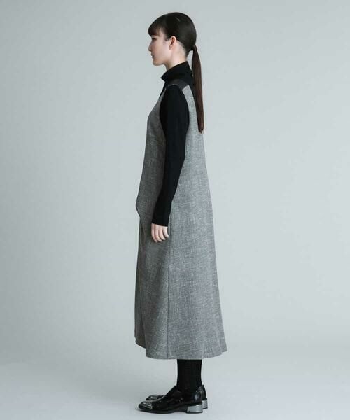 HIROKO KOSHINO / ヒロココシノ ロング・マキシ丈スカート | 【日本製】ツイードジャンパースカート | 詳細1