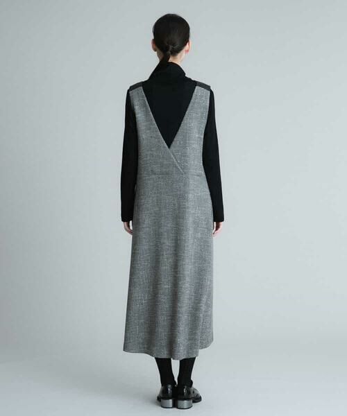 HIROKO KOSHINO / ヒロココシノ ロング・マキシ丈スカート | 【日本製】ツイードジャンパースカート | 詳細2