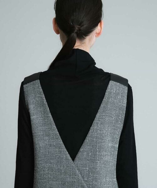 HIROKO KOSHINO / ヒロココシノ ロング・マキシ丈スカート | 【日本製】ツイードジャンパースカート | 詳細3