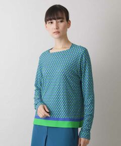 HIROKO KOSHINO / ヒロココシノ カットソー | 【洗える/日本製】ドットパターンプルオーバー