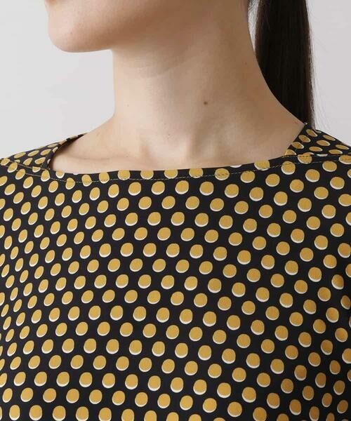 HIROKO KOSHINO / ヒロココシノ カットソー | 【洗える/日本製】ドットパターンプルオーバー | 詳細3