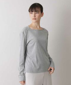 HIROKO KOSHINO / ヒロココシノ カットソー | 【洗える/日本製】ラメデザインカットソー