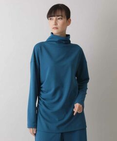 HIROKO KOSHINO / ヒロココシノ カットソー | 【洗える/日本製】ギャザーアクセントプルオーバー