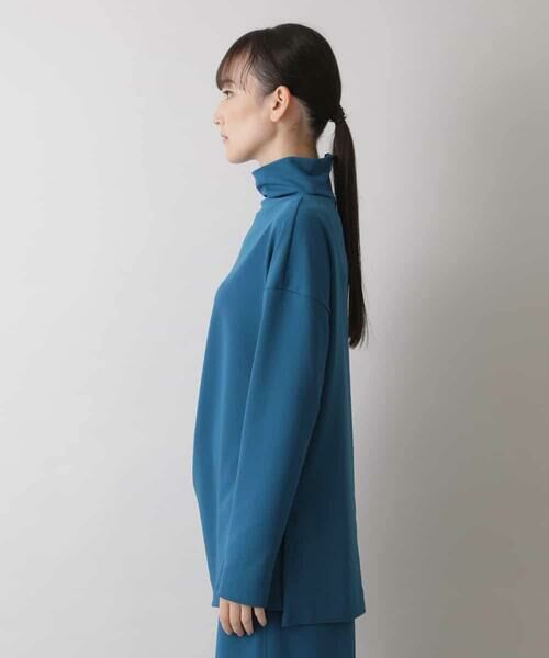 HIROKO KOSHINO / ヒロココシノ カットソー | 【洗える/日本製】ギャザーアクセントプルオーバー | 詳細1