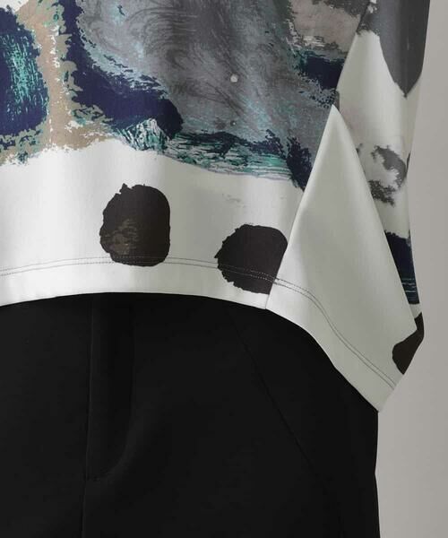 HIROKO KOSHINO / ヒロココシノ カットソー | 【洗える/日本製】バタフライプリントプルオーバー | 詳細6