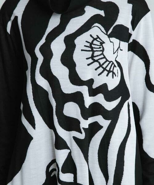 HIROKO KOSHINO / ヒロココシノ チュニック | 【日本製】フラワーアートジャガードチュニック | 詳細2