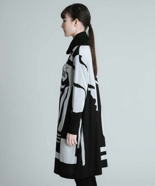 HIROKO KOSHINO / ヒロココシノ チュニック | 【日本製】フラワーアートジャガードチュニック | 詳細6