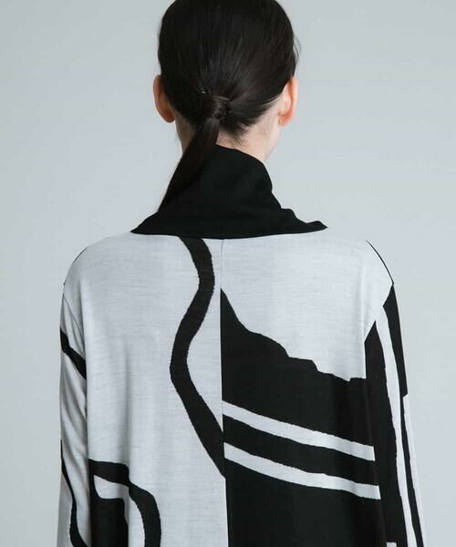 HIROKO KOSHINO / ヒロココシノ チュニック | 【日本製】フラワーアートジャガードチュニック | 詳細8