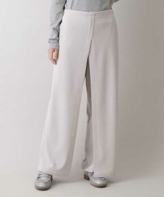 HIROKO KOSHINO / ヒロココシノ その他パンツ | 【洗える/日本製】ラップデザインワイドパンツ