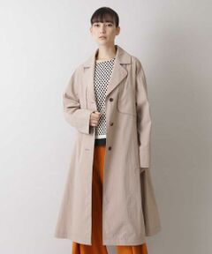 HIROKO KOSHINO / ヒロココシノ トレンチコート | 【洗える】トロンプルイユスプリングコート